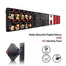 (2GB) Digital Signage Player for Digital Menu Boards + FREE Signage Software