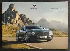 BENTLEY CONTINENTAL GT Car Sales Brochure For 2018?