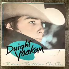 DWIGHT YOAKAM-GUITARS CADILLACS ETC ETC-1986 ORIGINAL,INNER SLV-TESTED NM CLEAND