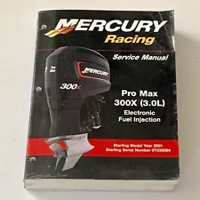 Mercury Racing Outboard Pro Max 300X EFI Service Repair Manual 2001 SN 0T235084