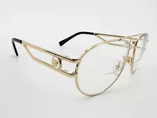 NICE Versace 1269 Eyeglasses FRAMES 1002 Gold 57[]16-140 Aviator Italy J752