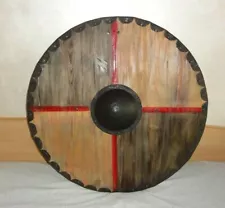 Viking Shield Medieval Battle-Ready Shield Wooden Shield 24" inch