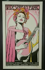 Chuck Sperry Terpsichore Test Print Signed Pink & Yellow Widespread Panic 2016