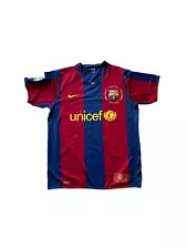 Nike Barcelona FC 2007 2008 Giovani Dos Santos Home Football Jersey Size Medium