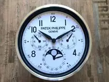 PATEK PHILIPPE Wall Clock Quartz Type Not for Sale Novelty 30 x 30 x 5 cm