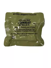 NEW US Military Issue QuikClot Combat Gauze Z-Fold MADE IN USA, EXP 2027