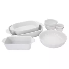 HENCKELS Ceramic 8-pc Mixed Bakeware & Serving Set