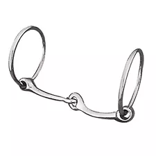 Snaffle Mouth Bit 6" Horse Tack Weaver Draft Stainless Steel Ring