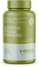 HMS Nutrition Korean Red Panax Ginseng - 120 Vegetarian Capsules