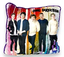 One Direction Throw Pillow Rainbow Harry Styles Niall, Liam, Zayn, Louis 1D NICE