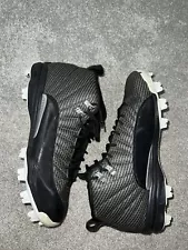 Size 12 - Jordan 12 Retro MCS Black football cleat football cleats