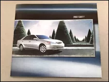 2002 Toyota Camry 18-page DELUXE BIG SIZE Original Car Sales Brochure Catalog