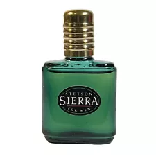 VINTAGE Stetson Sierra for Men Cologne Splash MINIATURE Almost Full .5oz READ