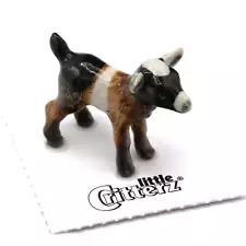 Little Critterz - Goat Kid "Chiumbo" Home Decor - Miniature Porcelain Figurine