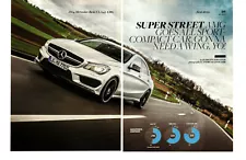 2014 MERCEDES-BENZ CLA45 AMG 355-HP ~ GREAT 4-PAGE ARTICLE / AD