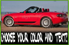 Side Door Rocker Racing Stripes Kit Fits - Mazda Miata MX-5 2006-2014