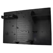 32" x 48" Metal Pegboard Tool Storage Kit, Black, Black Accessories