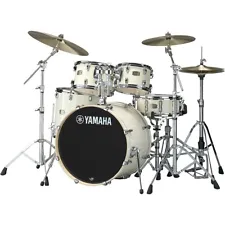 Yamaha Stage Custom Birch 5-Piece Shell Pack With 22" Bass Drum Classic White