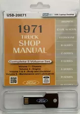 1971 Ford Truck Shop Manual (USB)