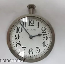 ANTIQUE WALTHAM TRAVELER MODEL 1908 7j 16s AUTOMOBILE CLOCK DASH CLOCK 1920