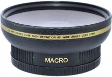 New 77mm HD Wide Angle Macro Lens for Nikon COOLPIX P1000 Digital Camera