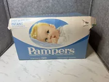 VTG Premature Infant Pampers 1974 Movie Prop 15 Diapers Up to 6 pounds Open Box