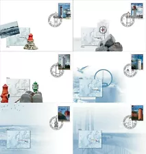 FDC of LATVIA 2014 - 2021 - Lighthouses in Latvia