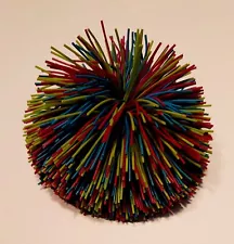 Kosmic Koosh Style Ball Multicolored Great Condition Green Blue Red