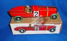 Tin Race Car with Key New in the Box