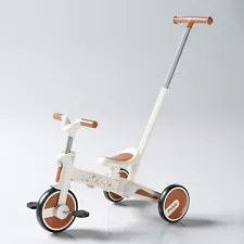 Gorocking Tricycle Folding with Push Rod, No Assembly Required, Recommended for