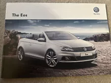 The Volkswagen VW Eos Original Car Sales Brochure Collectible 2014