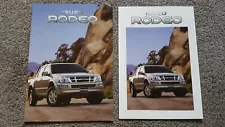 ISUZU RODEO SALES BROCHURE 2003 2004