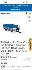 Trailerite Hot Shot Cover for Trailerite Pontoon Playpen Boat Cover, Blue (93-R2