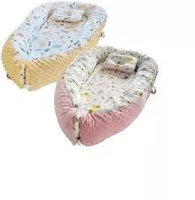 Baby Lounger Cover Baby Nest for Newborn Baby, Baby Bed Cover Sponge Two colors