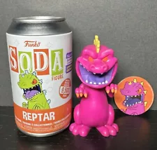 Funko Exclusive Rugrats Reptar Soda Chase 1/1500 Purple SDCC Shared Sticker