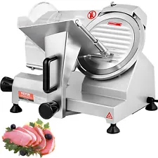 VEVOR Commercial 8.7" Electric Meat Slicer Deli Food Cheese Slicer Cutter 200W