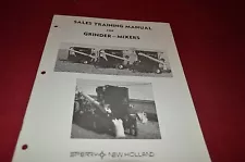 New Holland Grinder Mixer For 1975 Sale Training Manual Manual DCPA5 ver2