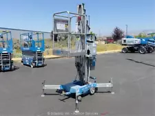 2012 Genie AWP-30S 30' Electric Mast Lift Portable Man Aerial Platform bidadoo