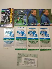 Seattle Seahawks Tickets and Schedules 1986-1999 - SHIPS FREE!