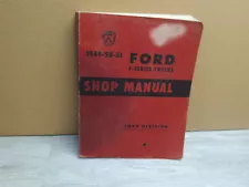 1949 1950 1951 Ford Truck Shop Manual F Series F1 F2 F3 F4 (For: 1950 Ford F-2)