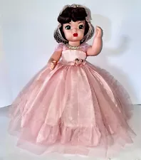 Vintage Terri Lee Doll 16" 1940's Pat. Pending In Tagged Evening Formal (3570D)