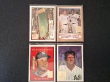 1996 Topps - Mickey Mantle Commemorative Reprints Lot #7, 30, 31, 33