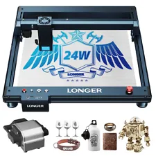 Longer Laser B1 Engraver with Auto Air Assist, 24W Output Laser Cutter（Used）