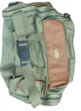 JEEP Wrangler 1995 Vintage Army Green Canvas Duffle Bag Travel Equipment Luggage