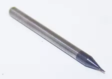 #76 (.0200") CARBIDE END MILL 2 FLUTE STUB SQUARE COATED KYOCERA 1620-0200I030