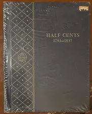 Whitman Bookshelf Albums Half Cents #9400