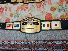 NWA Domed Globe World Heavyweight Wrestling Championship Replica Tittle Belt 2MM