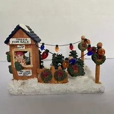 Dickens Collectables Sugar Creek County Christmas Trees for Sale VTG 1996