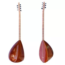 Turkish Quality Left Hand Long Neck Mulberry Baglama Saz For Sale ASL-113L