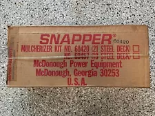 Snapper OEM 60420 Mulcherizer Kit (21” Steel Deck) NEW OLD STOCK